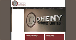 Desktop Screenshot of dohenysecurities.com
